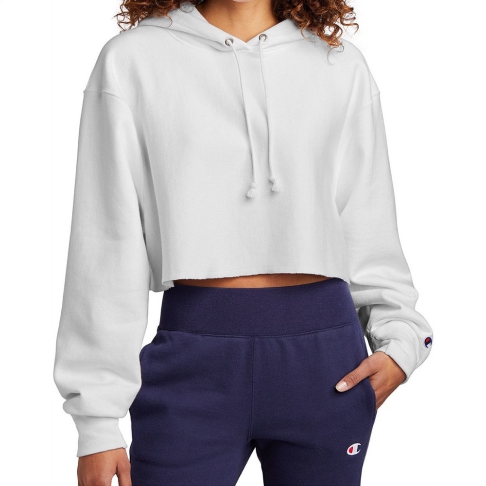 Champion Reverse Weave Cropped Cut-Off Hooded